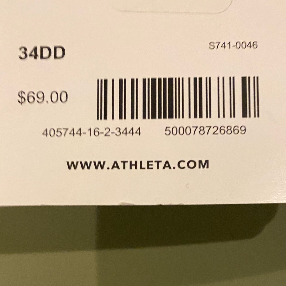 NWT 34DD Athleta Women’s Sports Bra Advance Bra Sage Green B-G High Impact - Picture 10 of 10